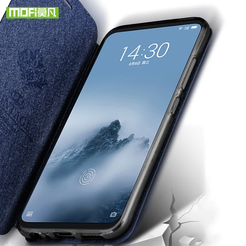 Оригинальный MOFI для Meizu 16th Plus чехол 16 Силиконовый ТПУ Флип кожаный Роскошный |
