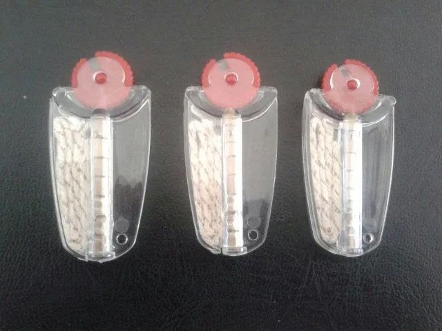 3 шт./лот маслозажигалка/газовая зажигалка фитиль из кремнистого хлопка для