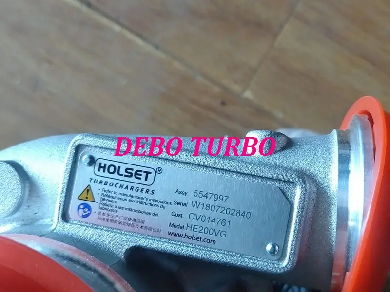 Подлинный HOLSET HE200VG турбо привод турбонагнетателя 3778367 для FOTON AUMRK CUMMINS ISF2.8 2.8L 87KW Евро V Дизель