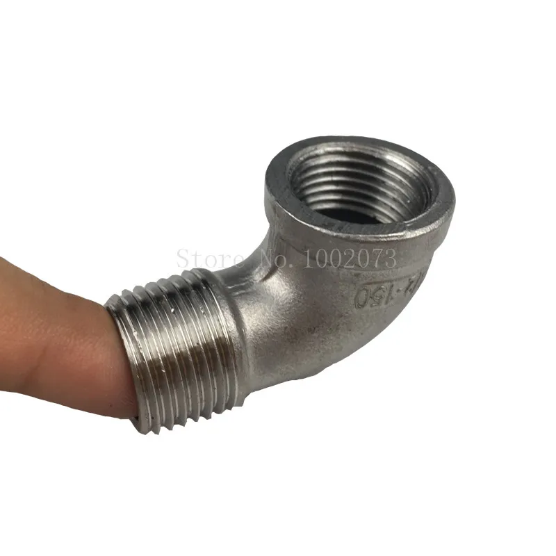 Нержавеющая сталь 304 90 градусов колено 1/2 &quotFPT x 1/2&quot MPT для домашнего пивоварения