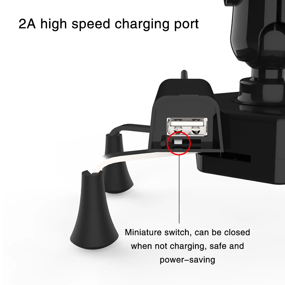 Мотоцикл Скутер X-type Зарядка держатель мобильного телефона кронштейн USB автомобильный зарядный источник навигации с водонепроницаемым переключателем
