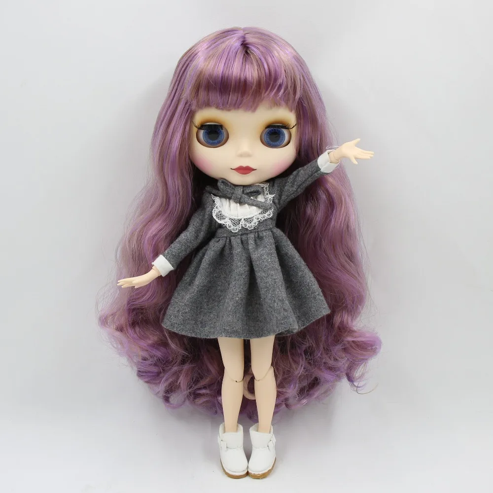 Кукла ICY DBS Blyth 280BL7216/9400 фиолетовый микс блеск для волос матовое лицо сустав тело
