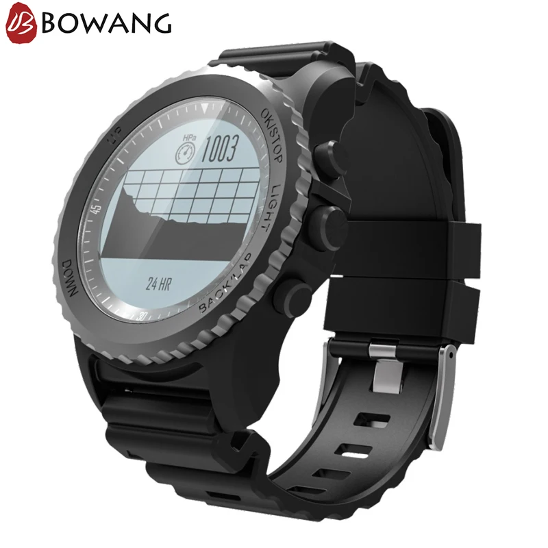 Мужские профессиональные с GPS спортивные уличные Смарт часы BOWANG IP68