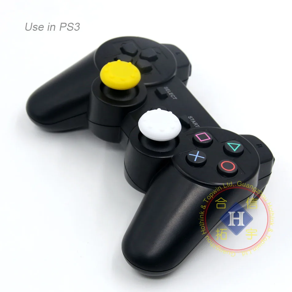 HOTHINK 10 шт. джойстик Кепки s силиконовые сцепление Кнопка Крышка для PS4 контроллера
