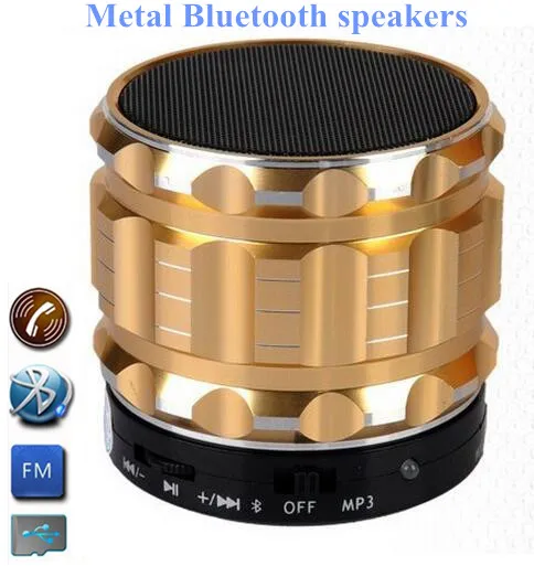 Беспроводной Bluetooth Динамик Металлический мини телефон с громкие динамики