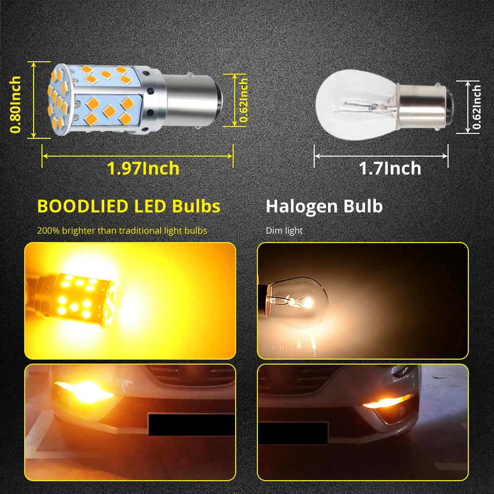 BAY15D светодиодный 1157 светильник 3030 чипов 35 SMD желтый лампы для авто автомобильные