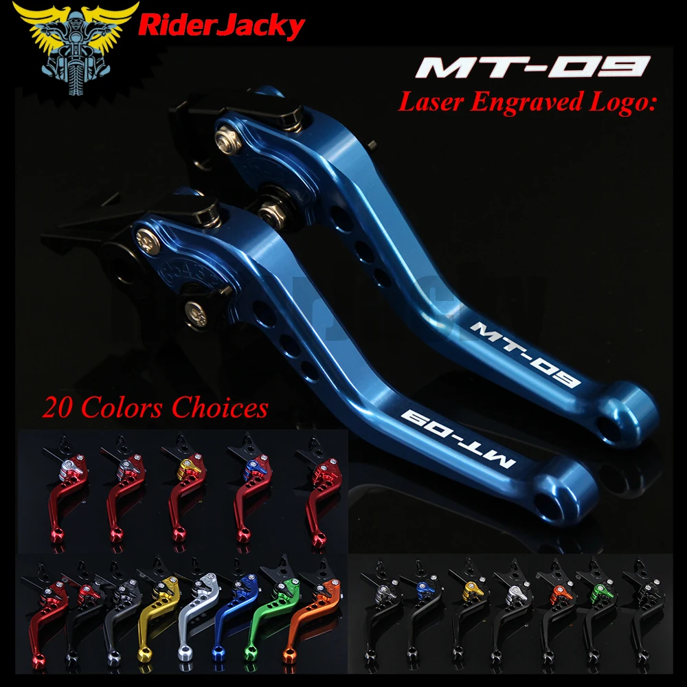 RiderJacky CNC регулируемые 14 7 см короткие рычаги тормозного сцепления для Yamaha MT-09/SR MT09