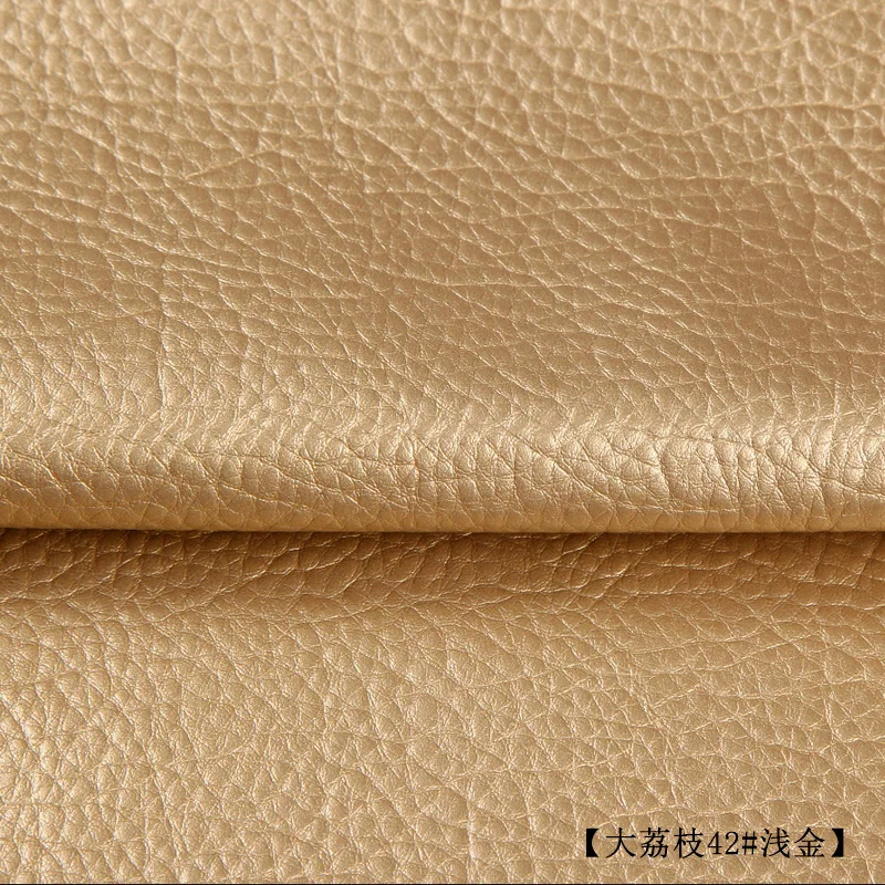 number42light gold SICODA 50x138 см мягкая сумка кожаная ткань жесткая сумка искусственная кожа кровать diy Ручная личи зернистая кожа Диван Ткань - Цвет: number42light gold