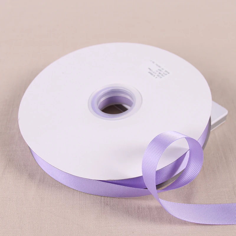 Light Purple 10"(20 мм) 3/4 ярдов 91 м Grosgrain ленты декоративные подарочная упаковка свадебные ремесла Рождество ленты бабочкой Бант-заколка для волос - Цвет: Light Purple