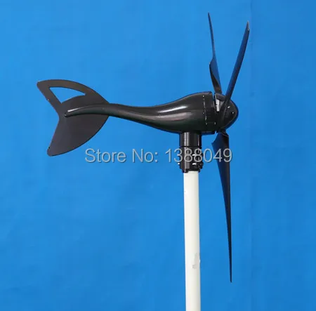 Free Shipping 400W Small Black Wind Generator With 600W MPPT Hybrid Controller | Обустройство дома