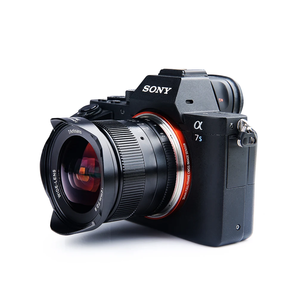 Ультраширокоугольный объектив 7artisans 12 мм f2.8 для Sony E mount беззеркальных камер A6500