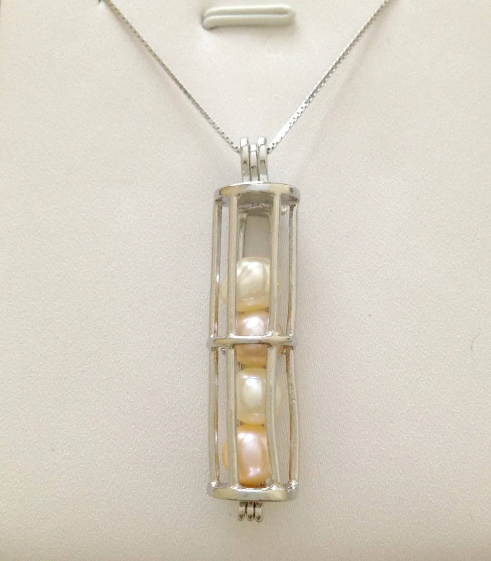 Ожерелье с подвеской 18KGP родиевым покрытием можно открыть и держать длинные