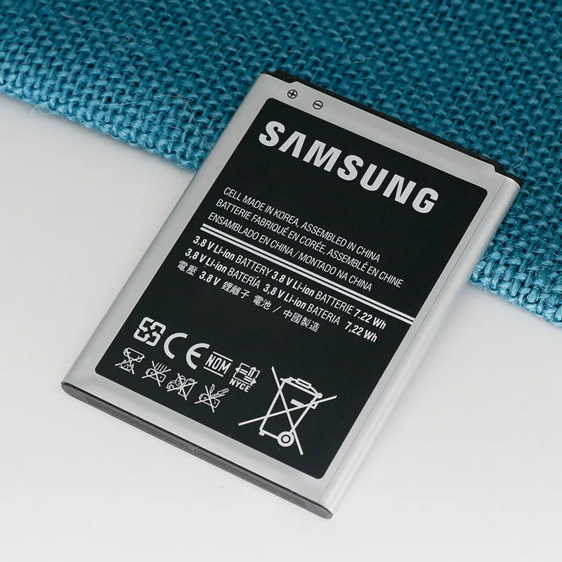 Оригинальный аккумулятор для Samsung Galaxy S4 mini i9192 I9190 I9198 1900mAh B500AE Замена батареи без NFC
