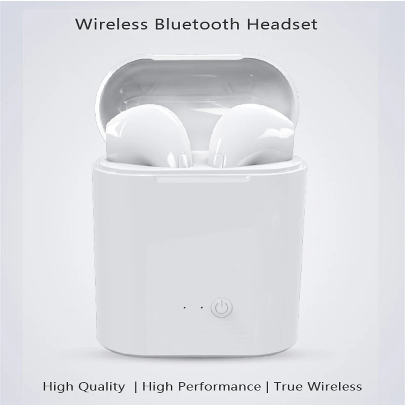 Беспроводная гарнитура Bluetooth наушники i7S Tws пара наушников с зарядным устройством