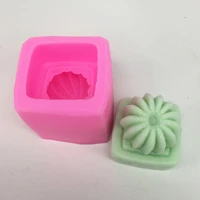 cactus ball silicone soap mold 3d gypsum craft desktop decorating clay craft molds diy candle soap making mould