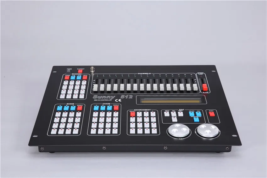 Новый Солнечный 512 dmx контроллер для диммера dj stagte освещение консоль движущаяся