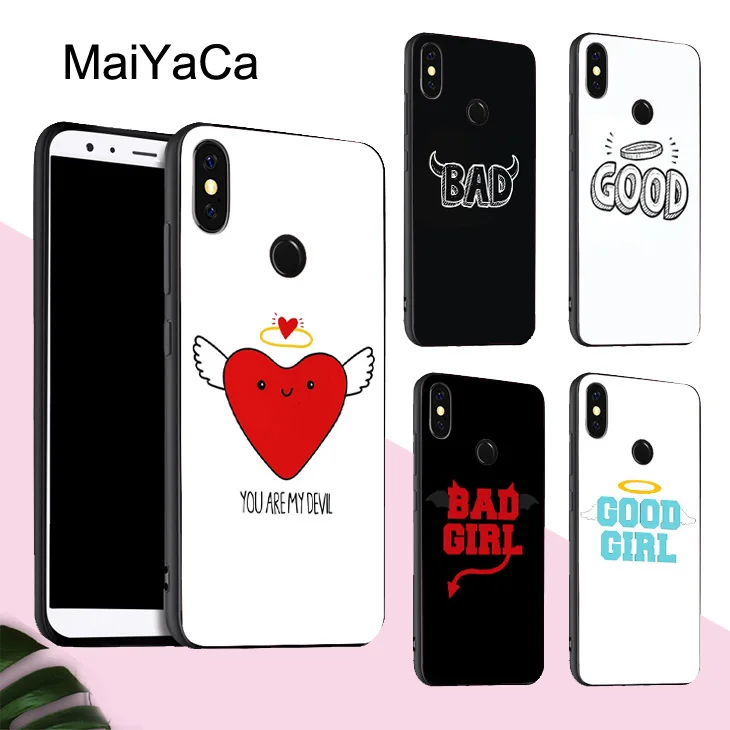 MaiYaCa Bad Good Girls чехол для POCO X3 F2 Pro Чехол Red mi Note 8 8T 7 9 9S 9A 9C Mi 10 Lite A3|Бамперы| |