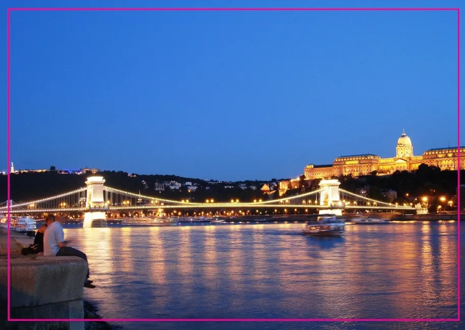 Наклейки для домашнего декора магнит на холодильник в виде пейзажа венгерского