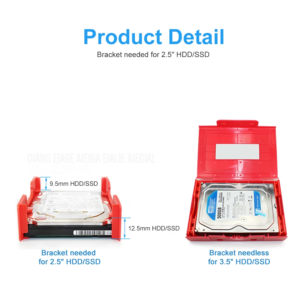 Жесткий чехол EVA для 2 5/3 5 &quotHDD SSD защитная коробка жесткого диска внешний жесткий