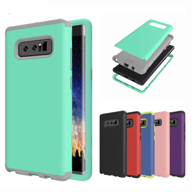 Модный бронированный чехол для Samsung galaxy Note 8 9 S9 Plus роскошный защитный из ТПУ + ПК