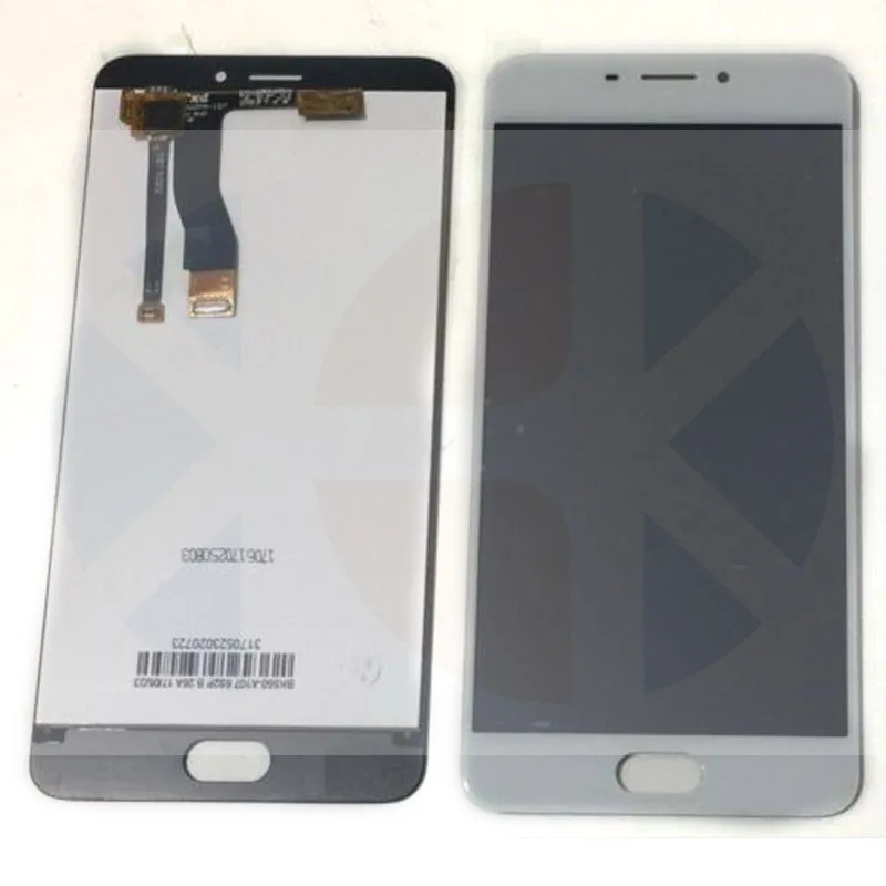 5 'ЖК дисплей в сборе для M5 Note Blue Charm M621 LCD с сенсорным экраном дигитайзер Запчасти