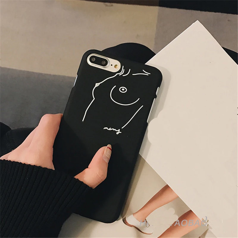 Чехол для Телефона iphone X XS MAX XR простой сексуальный мягкий защитный чехол 6 6s 7 8