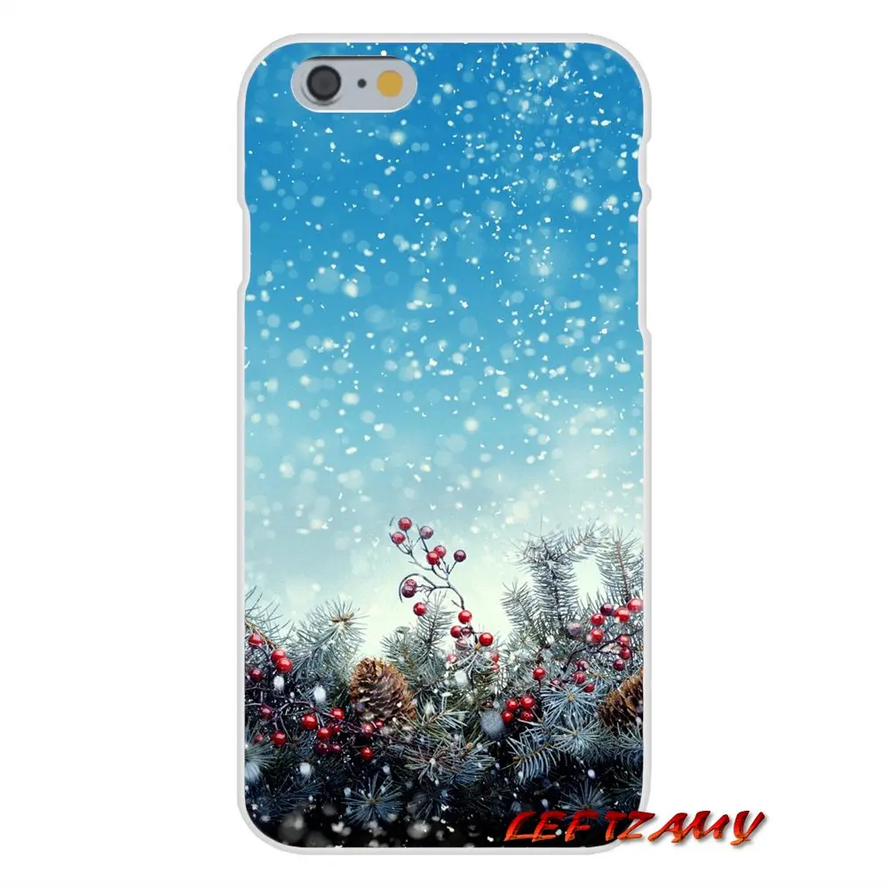 Transparent TPU Bag Case For Samsung Galaxy A5 A6S A7 A8 A9S Star J4 J6 J7 J8 Prime Plus 2018 happy New Year Christmas snowflake | Мобильные
