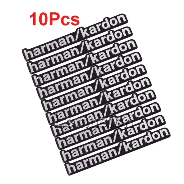 10pcs Автомобильные наклейки BOOMBLOCK для аудио, видео, Динамик Для Harman Kardon для Opel Astra H G J Volvo S60 V70 XC90 Citroen C5 C4 C3 Subaru - Color Name: 10pcs