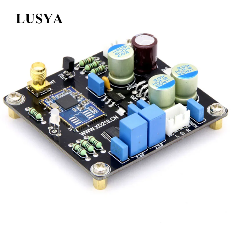 Lusya CSR8675 Bluetooth 5,0 аудио приемный модуль PCM5102A ies декодирующий модуль ЦАП Плата Поддержка APTX-HD с антенной G11-006