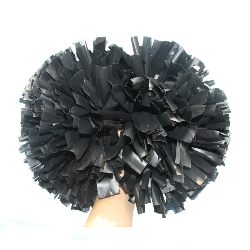 

10pcs Cheerleading Pom Plastic Black 1,000*3/4" Wide Streamers