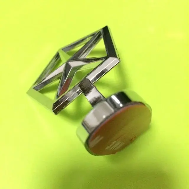 1piece Car front hood bonnet badge with 5 star Flying Eagle Running horse Volga GAZ Deer logos Silver for all car DIY Decoration - купить по