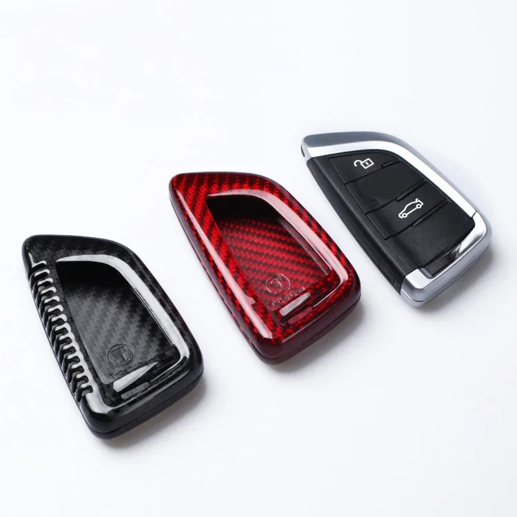 Чехол брелок из углеродного волокна для BMW X3 F25 X4 F26 F1 2 3 4 5 7 серии F20 F22 F30 F31 F34 F32 F10 F07