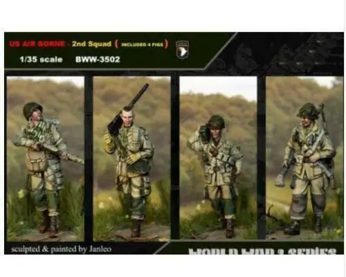 1/35 модельная фигурка из смолы серия WWII армия США 101 воздушно десантный дивизион (4