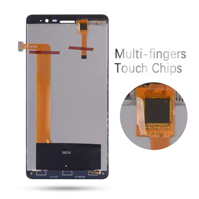 Original 5.3'' Display For Lenovo S860 LCD Touch Screen Digitizer Replacement Parts for | Мобильные телефоны и