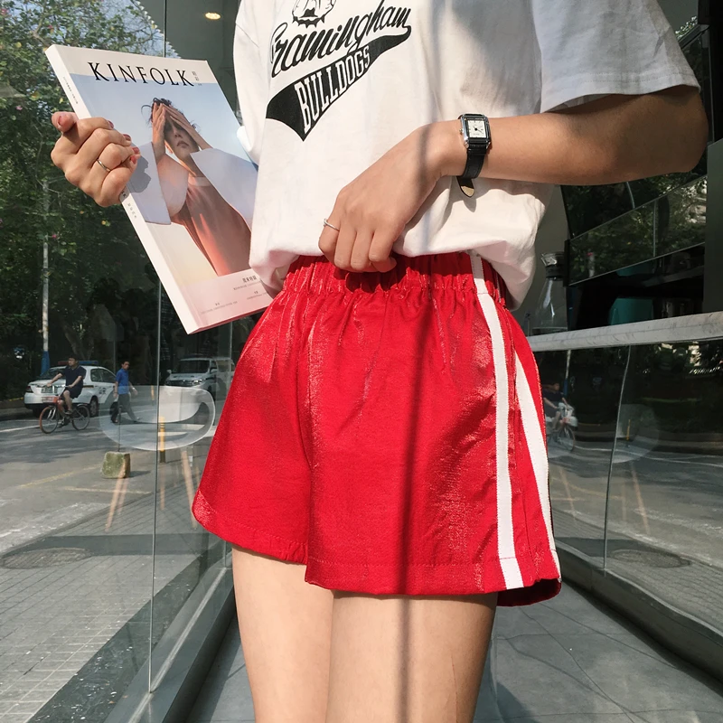 MaxZhou 2017 Летний Новый женщин Вскользь Дикий Двойной Бар Сухожилия Атласная