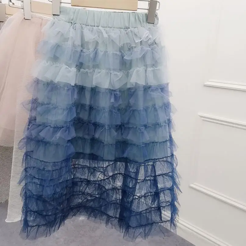 Юбки для маленьких девочек уход за принцессами новинка 2019 модная детская летняя