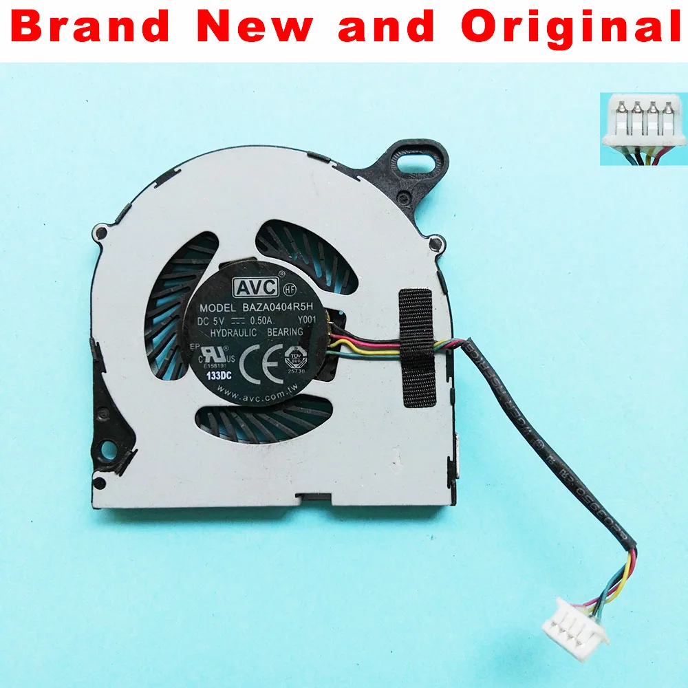 Новый оригинальный вентилятор для процессора AVC BAZA0404R5H DC 5V 0.5A Y001 охлаждающий