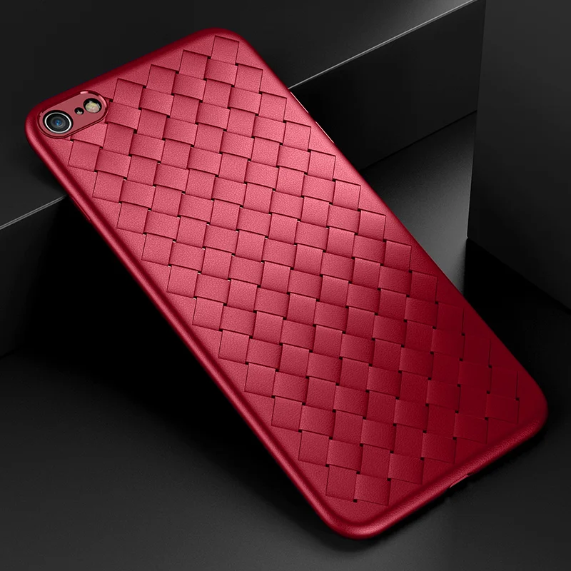 100% Оригинальный Msvii китайский плетеный кожаный ТПУ чехол для iphone 6 6s plus iphone6