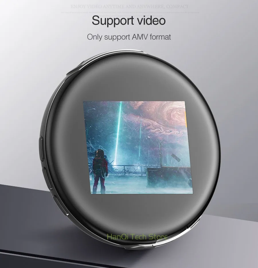 RUIZU M1 Спортивный Bluetooth MP3-плеер Мини Портативный аудио музыкальный плеер 8 Гб со встроенным динамиком Поддержка FM, запись, электронная книга, часы