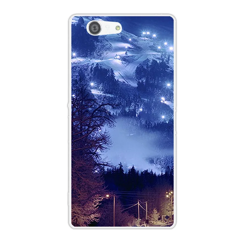 for Sony Xperia Z3 Compact Mini D5803 D5833 Soft TPU Cases Clear Silicone Bizarre Back Cover Coque |