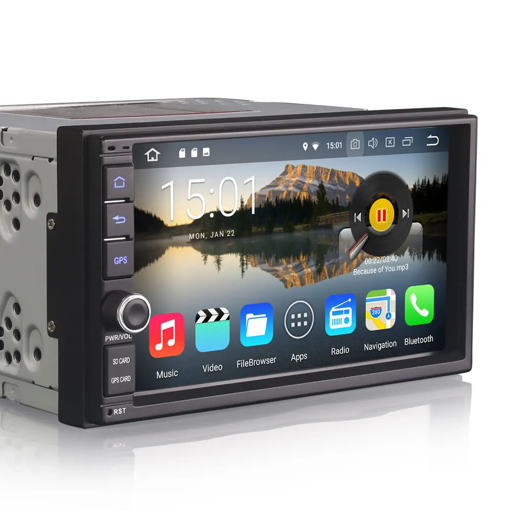 Erisin ES8841U 7 &quotAndroid 8 0 Восьмиядерный 4G ram автомобильный dvd плеер gps радио DVR DAB +