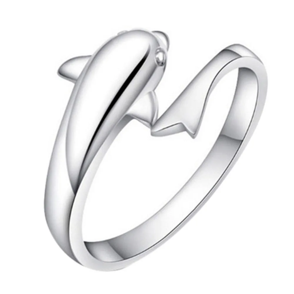 Новинка 2016 модное регулируемое кольцо для влюбленных в виде дельфина|lovers rings|ring
