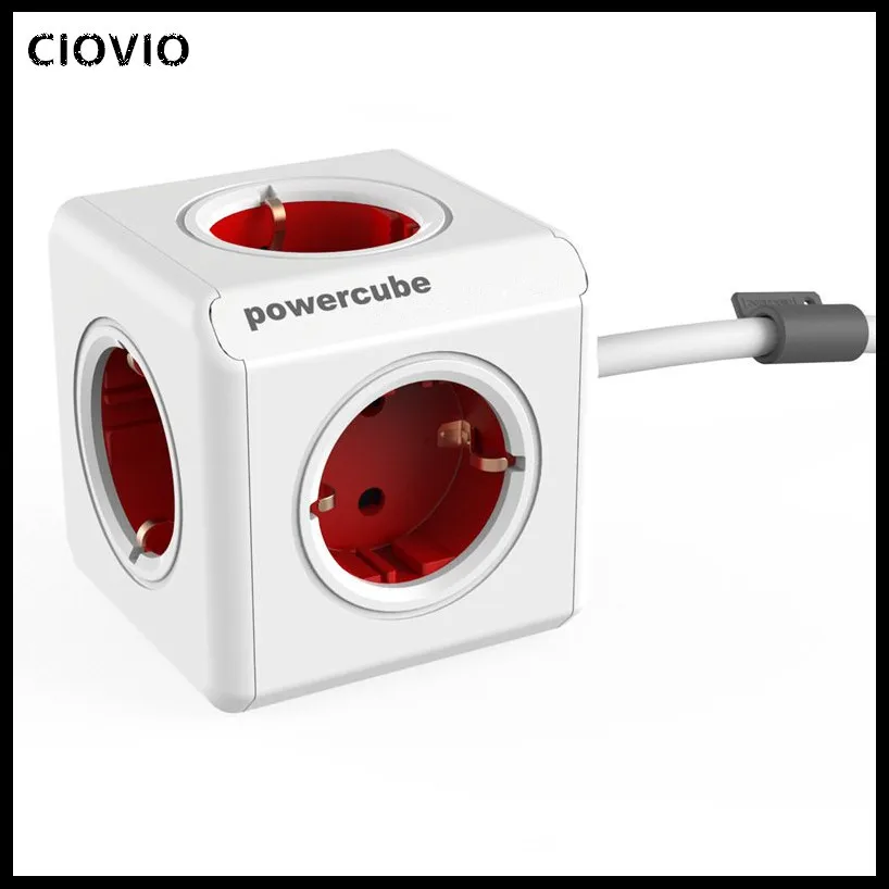 CIOVIO с проводом умный дом power Cube розетка CIOVIO адаптер питания многокоммутируемые розетки