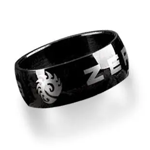 Кольцо Starcraft 2 II Zerg из титановой стали с подвеской бесплатная доставка оптовая