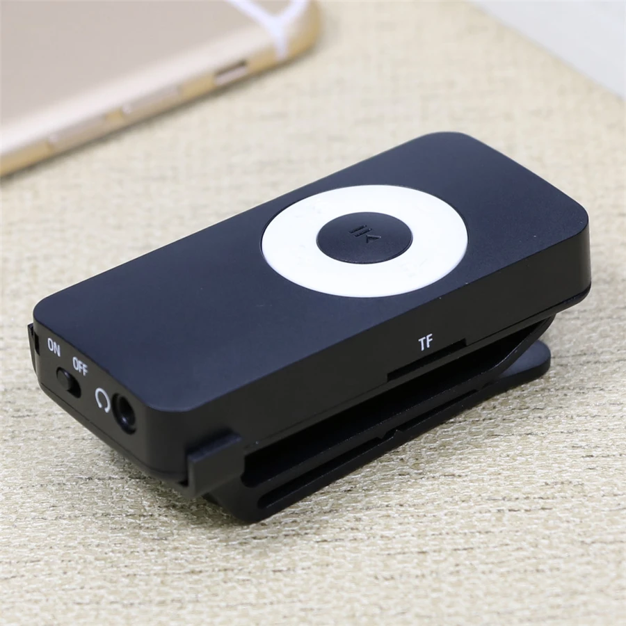 Портативный mp3-плеер с отверстием для tf-карты, мини USB MP3-плеер с 3,5 мм стерео разъемом, спортивный Mp3 музыкальный плеер