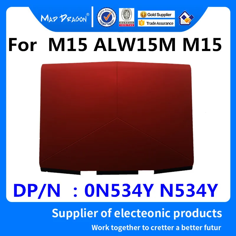 Оригинальный ЖК экран MAD DRAGON для ноутбука Dell Alienware M15 ALW15M красная задняя крышка A