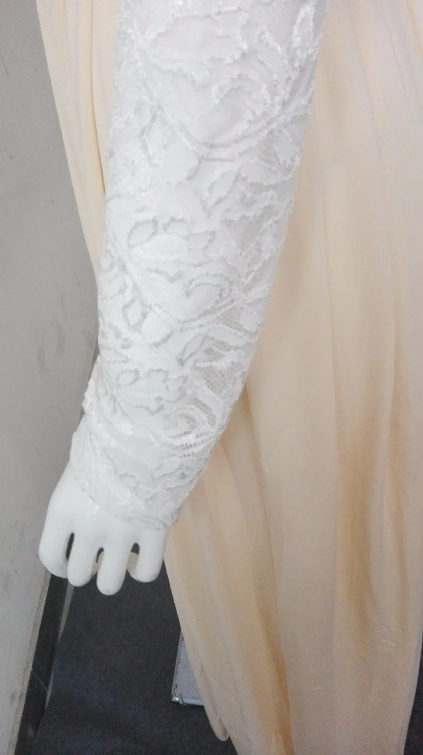 BKLD женское осенне зимнее платье с круглым вырезом и длинным рукавом белое