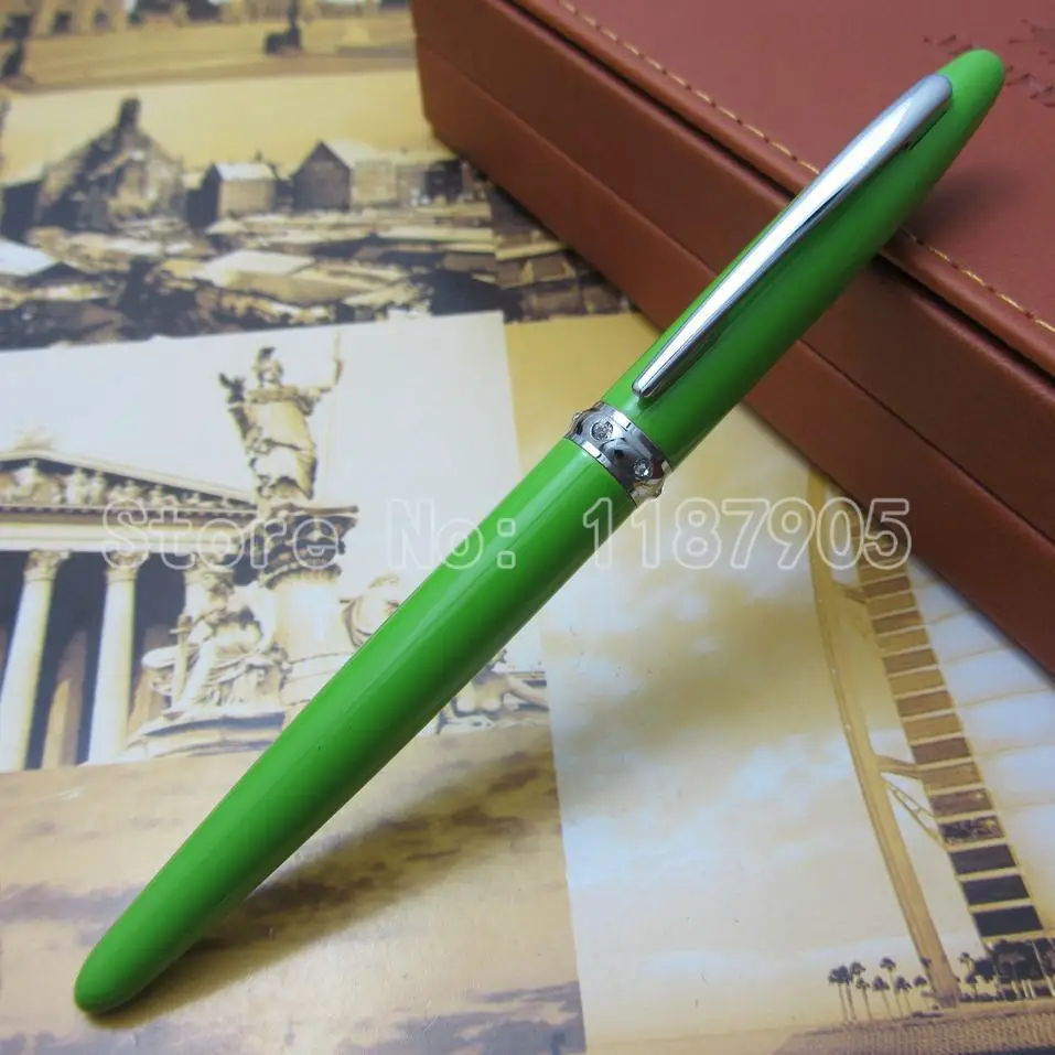 

JinHao зеленая и серебряная ручка перьевая ручка Jh159985