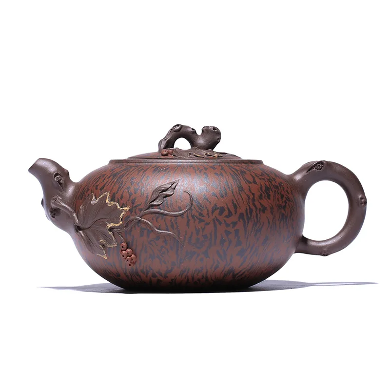 Сырая руда фиолетовый и ползучий грязь белка виноградный горшок Исин Purply Глина