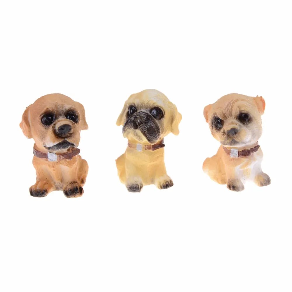 Набор из коллекции собак и щенков 12 cs/Set микро декорации в горшках с цветами